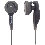 Panasonic RP-HV21Portable EarDrops Earbud Headphones (Black)