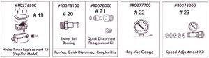Jandy Ray-Vac Hose Quick Replacement Kit