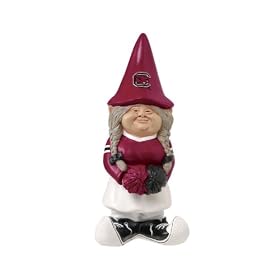 South Carolina Gamecocks Cheerleader Garden Gnome