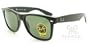 Ray-Ban RB 2113 Wayfarer sunglasses Black with Grey Green (G-15) Lens 50-19-145