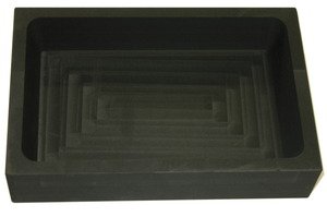200 oz Gold Graphite Ingot Mold for Casting Melting 