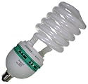 Full Spectrum Light Bulb - ALZO 85 watt Compact Fluorescent CFL - 5500K- 120V - ALZO Joyous Light daylight pure white light - 4250 Lumens