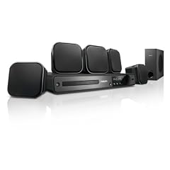 Philips HTS 3020 5.1 Heimkinosystem (DivX Ultra-zertifiziert, 400 Watt, USB 2.0) schwarz