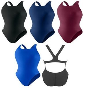 Speedo Female Solid Lycra Super Pro Back - Deep Maroon Size 30