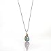 Lanqniqi Retro Fashion Bronze Pearl Peacock Elephant carp heart shaped retro Necklace Chain Wonderful gif