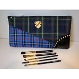 MAC She's Got It All Makuep Brushes & Plaid Makeup Bag Boxed Set