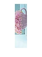 Huella deco Alfombra de Vinilo (Azul Celeste/Rosa)