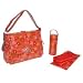 Kalencom Hoodie's Garden Laminated Buckle Diaper Bag - Orange
