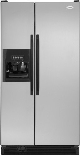 Whirlpool : ED5KVEXVL 25 cu. ft. Side-by-Side Refrigerator - Stainless Steel