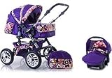 wheels_4_babies presents: 3 in 1 Travelsystem Daisy Edition incl. pushchair and car seat in design 