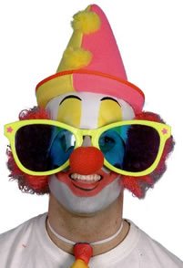 NEW BIG/LARGE CLOWN SUNGLASSES