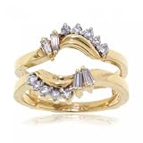 New Yellow Gold & Diamond Engagement Wedding Ring Wrap