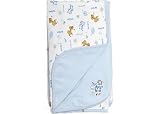 Gerber Organic Reversible Knit Blanket BLUE