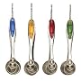 Endurance Splash Measuring Spoons - Green Inlay (Green) (1.5"H x 1.5"W x 6"D)