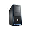 Cooler Master Elite 311 2x USB 2.0 ports 1x Mic 1x Audio 420W ATX Mid Tower Case - Black/Blue (RC311B-BKR420)