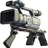 Cavision RS1580S-SPE Camera Shoulder Pad System with 2 x 15mm Rods with Extension, Single Handgrip with Mounting Bracket