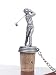 Male Golfer Wine Stopper