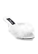 3 Inch Heel Marabou Slip On Women'S Size Shoe