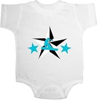 snowboard : nautical star 1 Baby Ultrasoft Onesie