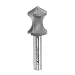 Amana Tool 51590 Hand Grip Plunge 1-1/8 Diameter by 1-9/16-Inch Cutting Height by 1/2-Inch Shank Router Bit