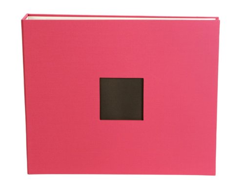 American Crafts 12-Inch by 12-Inch D-Ring Cloth Scrapbooking Album, Taffy