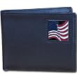 American Flag Leather Bi-fold Wallet