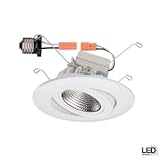 UPC 046335961661 product image for Commercial Electric 5 In. White Recessed Gimbal LED Trim | upcitemdb.com