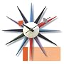 Multicolor Sunburst Wall Clock