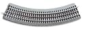 Lionel FasTrack O36 45 Degree Curved Track Sections (4 pack) - 612033