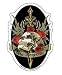 Top Heavy - Effigy Skull with Dagger No Regrets - Sticker / Decal