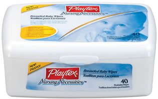 Playtex Nursing Necessities Breastfed Baby Wipes - 40 Count Tub