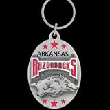 NCAA Team Logo Key Ring - Arkansas Razorbacks
