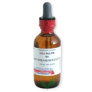 Standard Homeopathic Kali Sulph Liquid 6X Cell Salt by 
