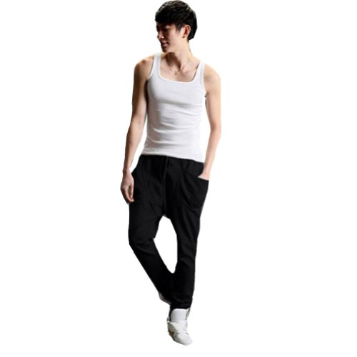 Zehui Mens Jogging Baggy Sports Loose Pants
