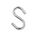 Campbell 6106124 Carbon Steel "S" Hook with Blu-Krome Finish, 61 Trade Size, 120 lbs Load Capacity, Pack of 50