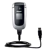 Classic Straight USB Cable for the Samsung SGH-X660 with Power Hot Sync and Charge capabilities - Gomadic Brand w/ TipExchange Technology