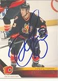 Derek Morris, Calgary Flames Autographed Card