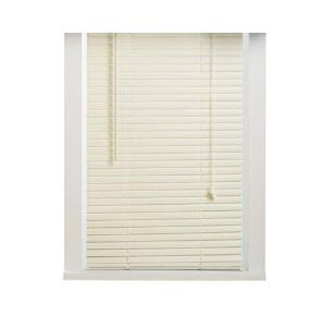 Achim Home Furnishings 1-Inch Wide Window Blinds, 36 by 72-Inch, Alabaster