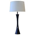 Hourglass Resin Table Lamp - Black