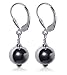 bder014 10mm Ball Sterling Silver Leverback
