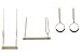 3 in1: Set Schaukel + Ringe + Trapeze Holz Kind Holzschaukel Garten Gymnastik