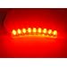 CITI RED 9 LED NEON MOTORCYCLE / CAR / BOAT / HOME / POD LIGHT BRIGHT ACCENT GLOW 9LED FLEXIBLE WATER PROOF