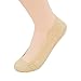 5-Pack Women's Ultra Low-Cut No Slip Sock Liners