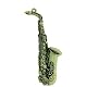 アルト サックス（アンティークブラス） キーホルダー Alto Sax (Antique Brass) Keychain