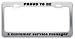 I'M Proud To Be A Customer Service Manager Profession Career License Plate Frame Tag Holder