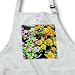 Flower Pot Beauties - BLACK Full Length Apron With Pockets 22w X 30l