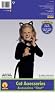 Child Cat Black Costume Ears Tail Bowtie Set Girls New