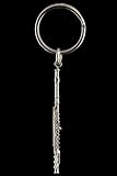 Flute Key Chain - Nickel Silver Plated