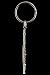 Flute Key Chain - Nickel Silver Plated