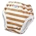 Imse Vimse Organic Cotton Training Pants, 2-3 Years, 28-37 Lbs. / 13-17 Kg MOCHA STRIPE